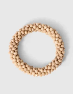 Beaded Armband Beige