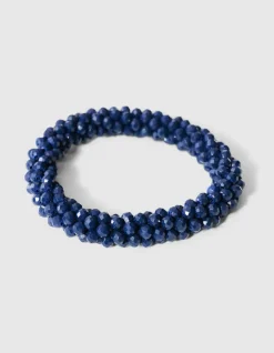 Beaded Armband Donkerblauw