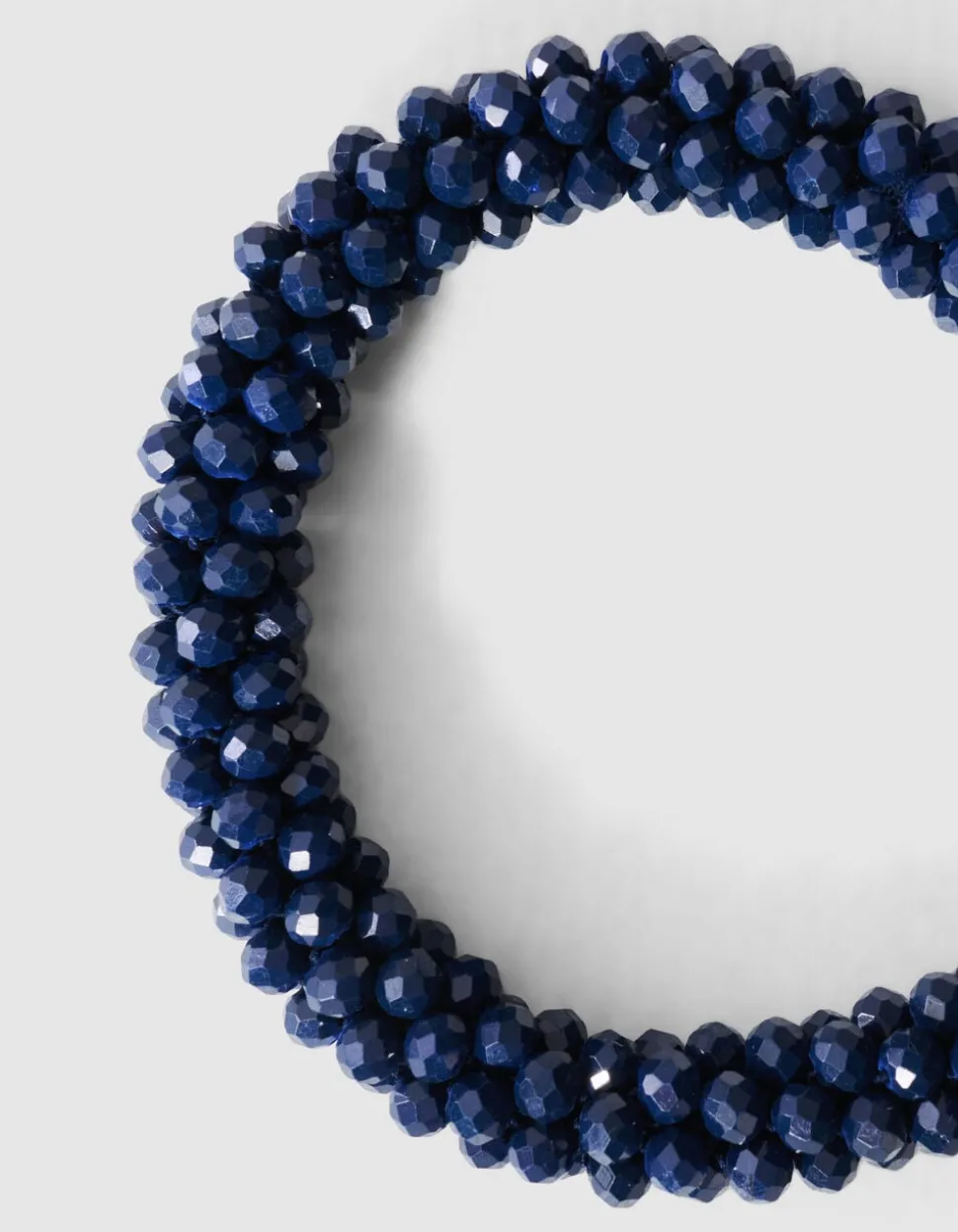 Beaded Armband Donkerblauw