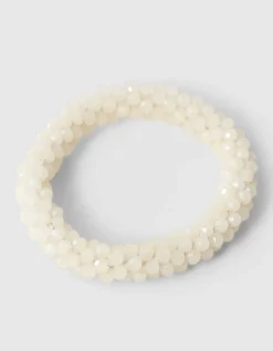 Beaded Armband Gebroken Wit