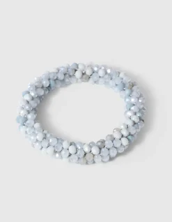 Beaded Armband Lichtgrijs