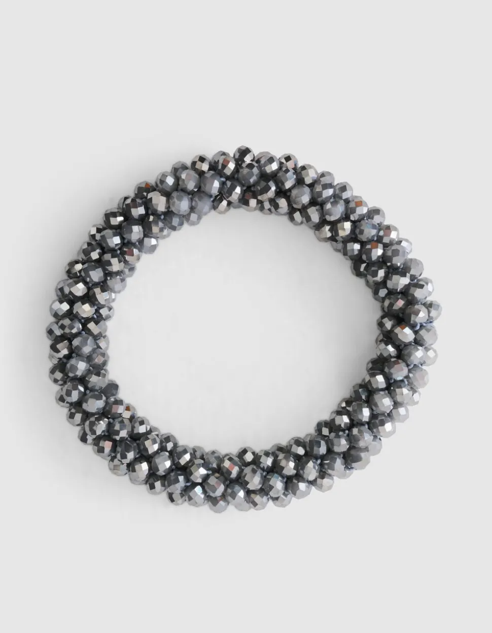Beaded Armband Zilver