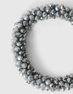 Beaded Armband Zilver
