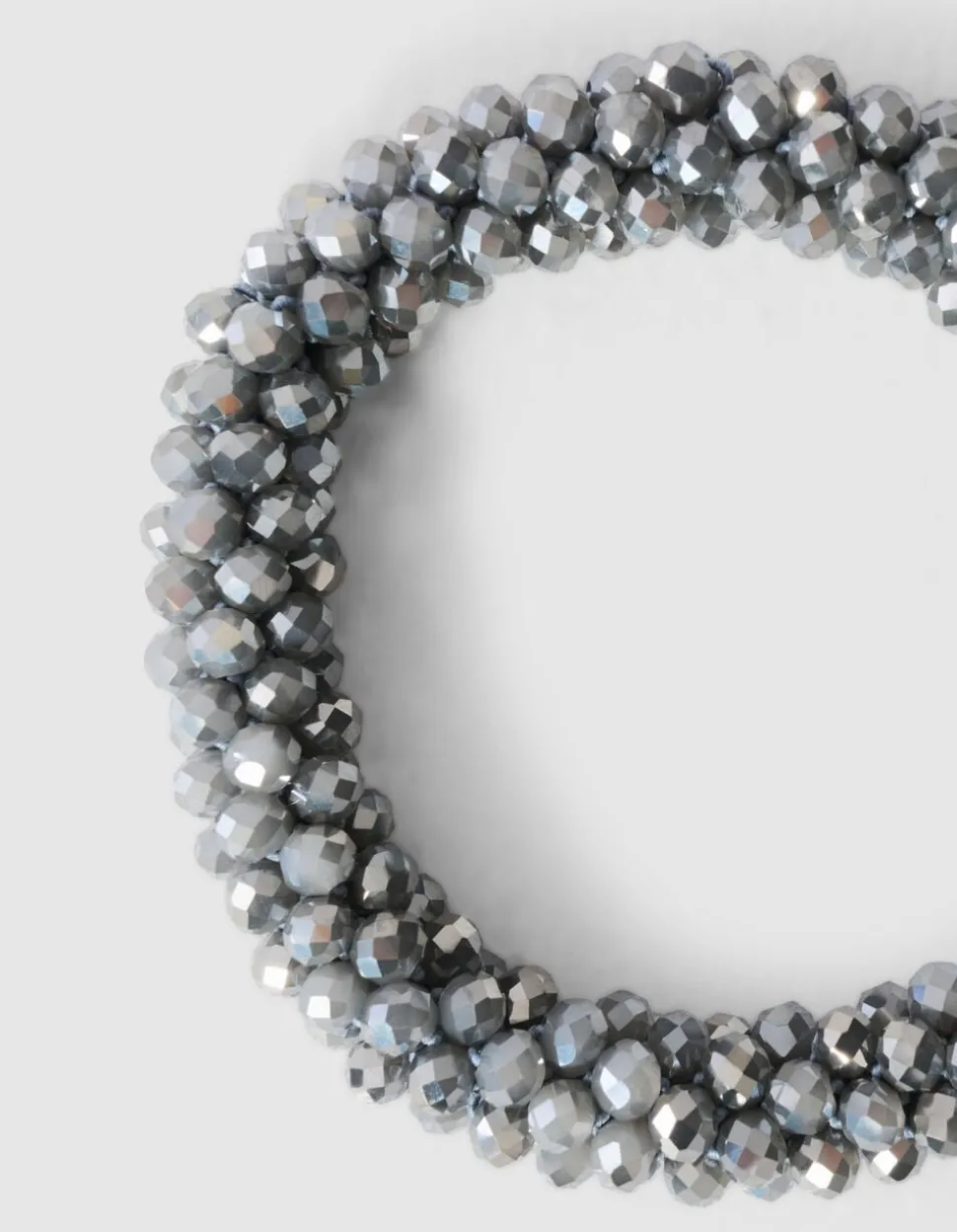 Beaded Armband Zilver