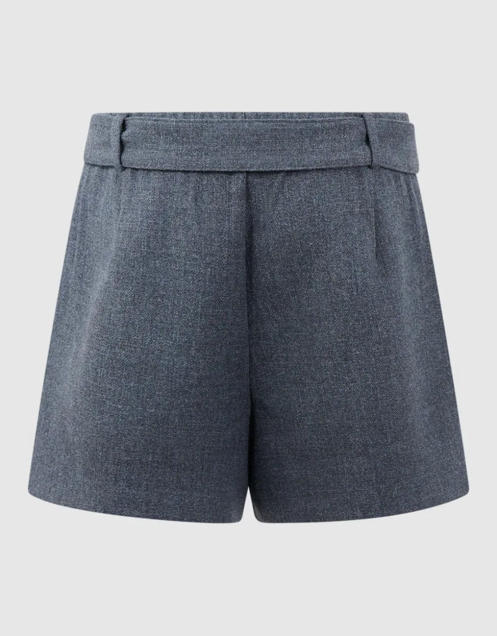 Belted Short Grijs