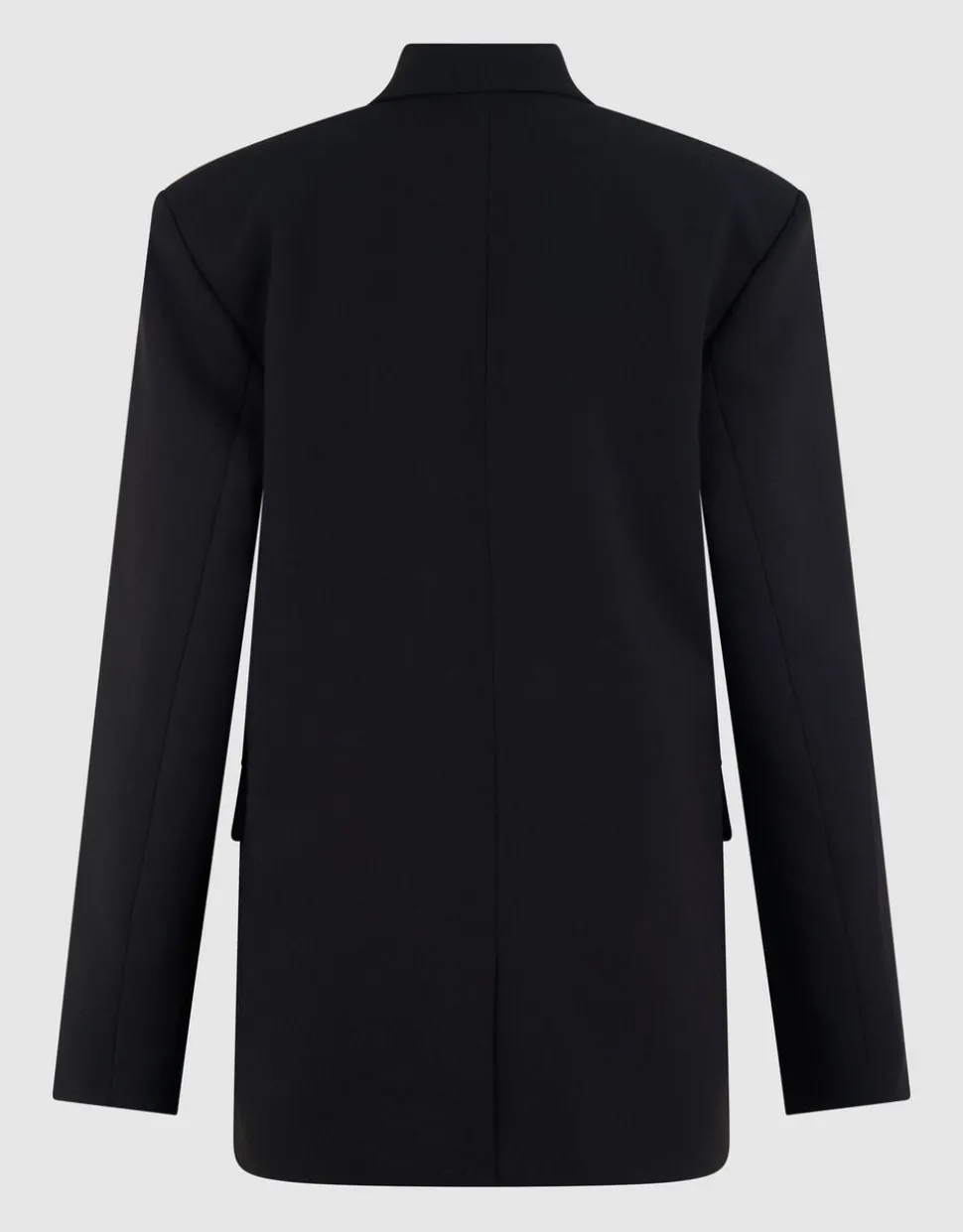 Big Shoulder Blazer Zwart By Lonneke