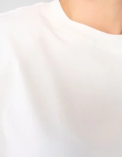 Big Shoulder T-shirt Wit
