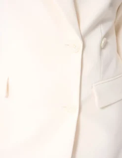 Blazer Mini Jurk Gebroken Wit