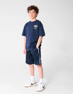 Brooklyn Artwork T-shirt Donkerblauw