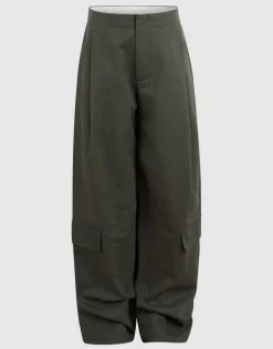 Cargo Barrel Fit Broek Donkergroen