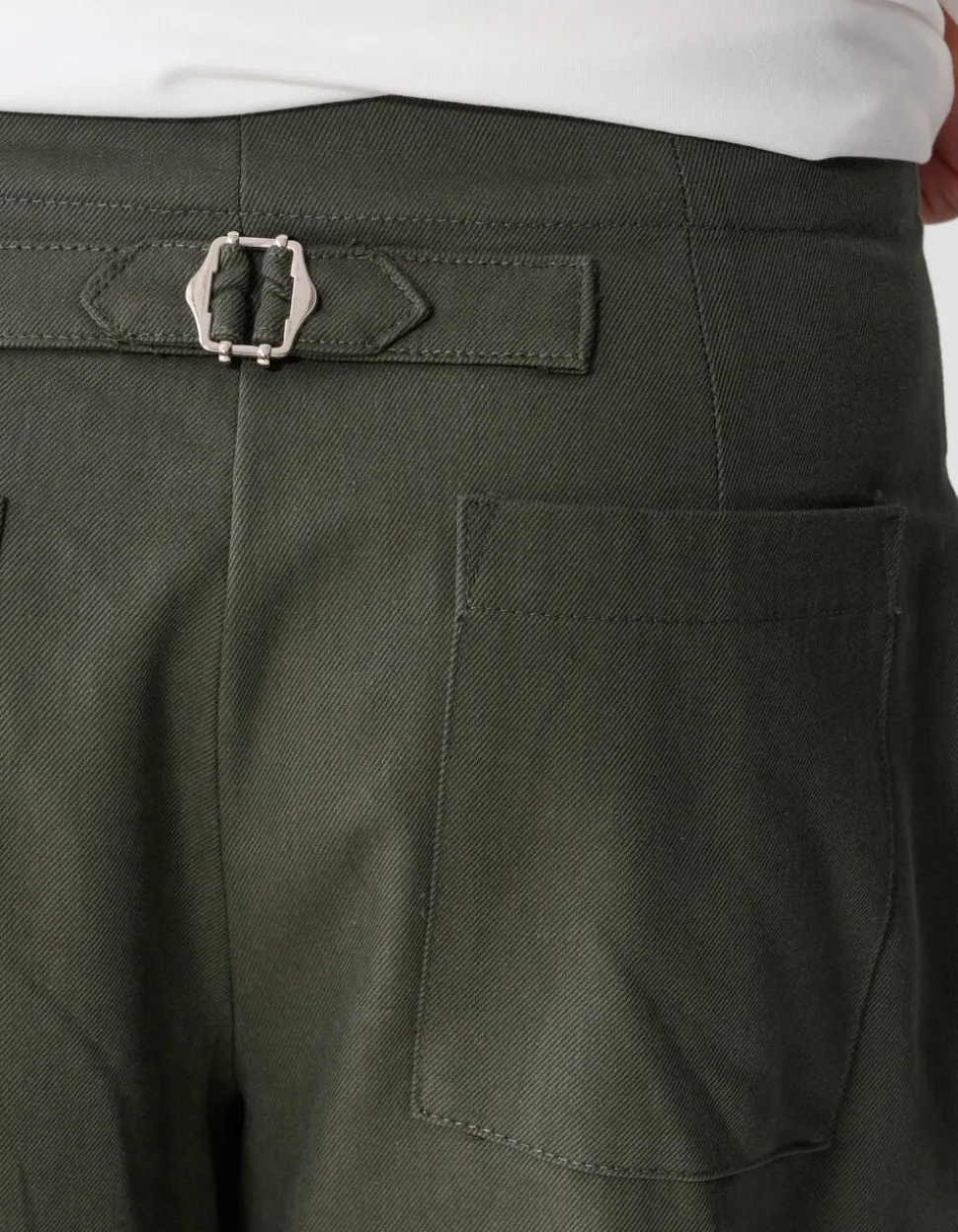 Cargo Barrel Fit Broek Donkergroen