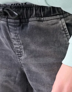 Cargo Fit Jog Jeans Donkergrijs