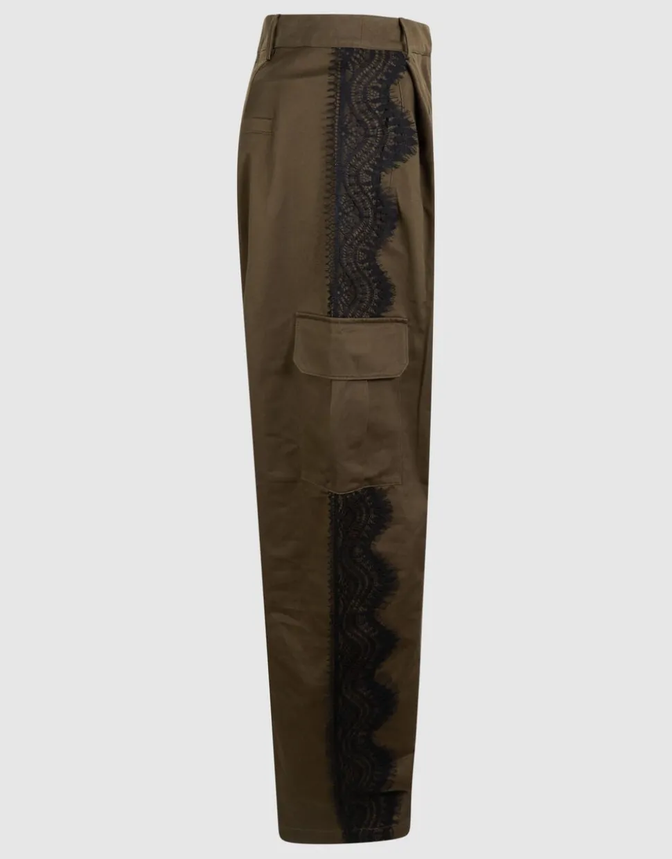 Cargo Lace Broek Khaki