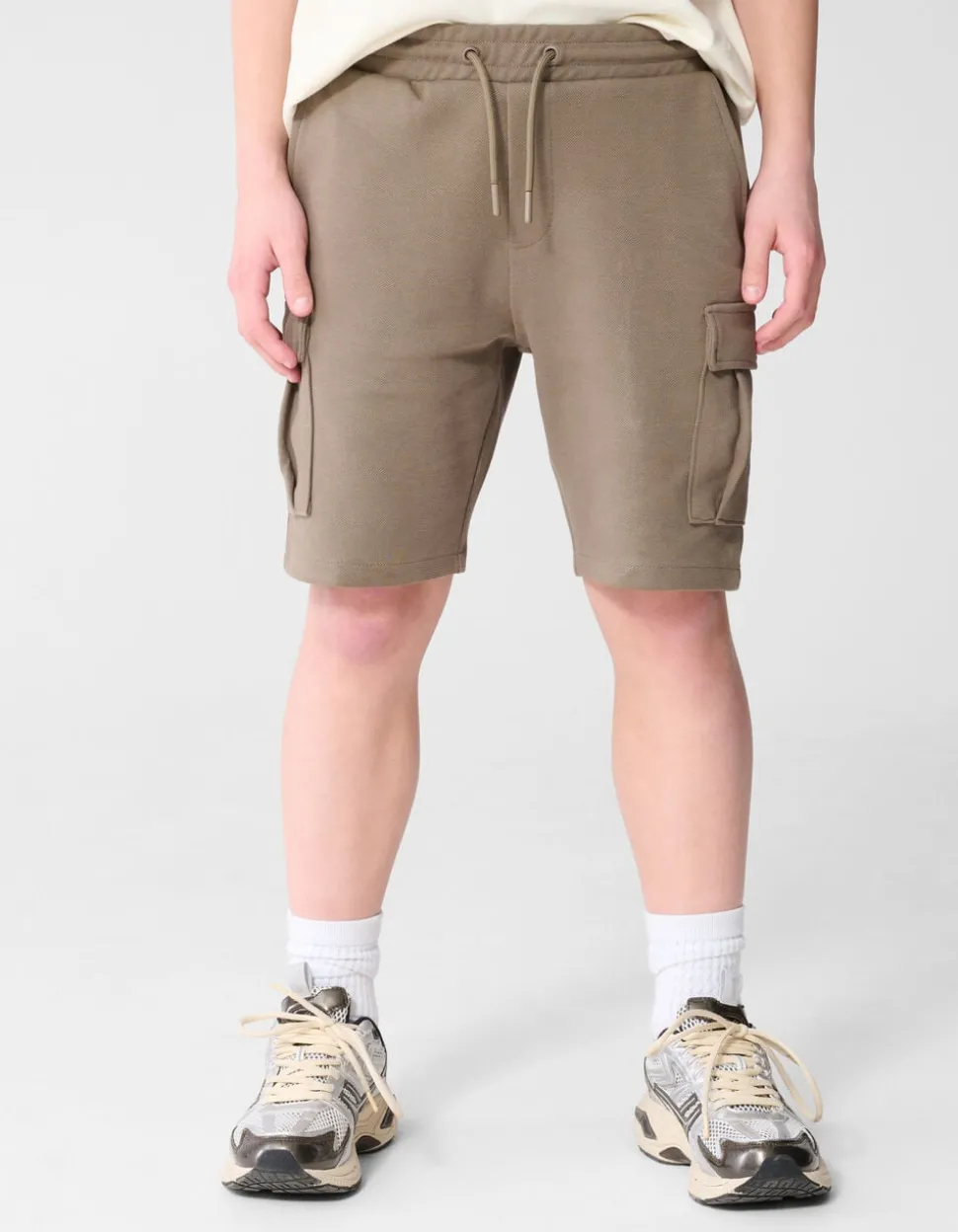 Cargo Pique Short Taupe