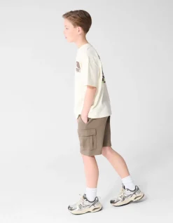 Cargo Pique Short Taupe
