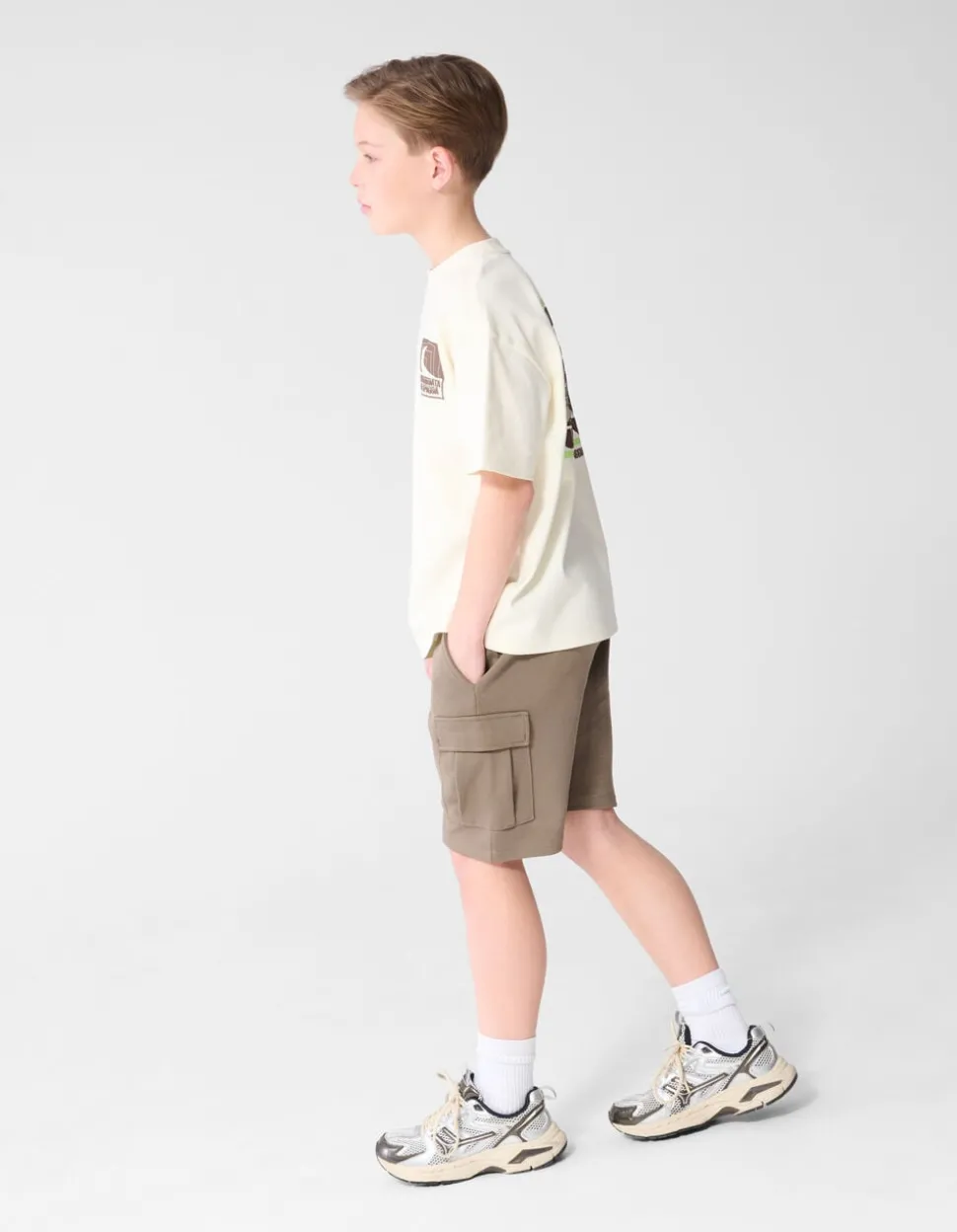 Cargo Pique Short Taupe