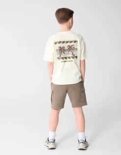 Cargo Pique Short Taupe