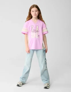 Cargo Wide Leg Fit Jeans Bleached