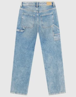 Carpenter Baggy Fit Jeans Blauw