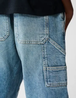 Carpenter Baggy Fit Jeans Blauw