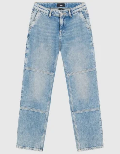 Carpenter Baggy Fit Jeans Blauw