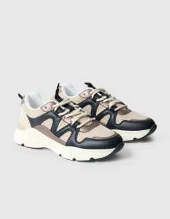 Casual Sneaker Zand/Zwart