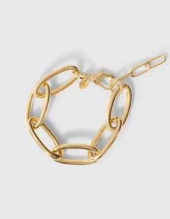 Chain Oval Armband Goud