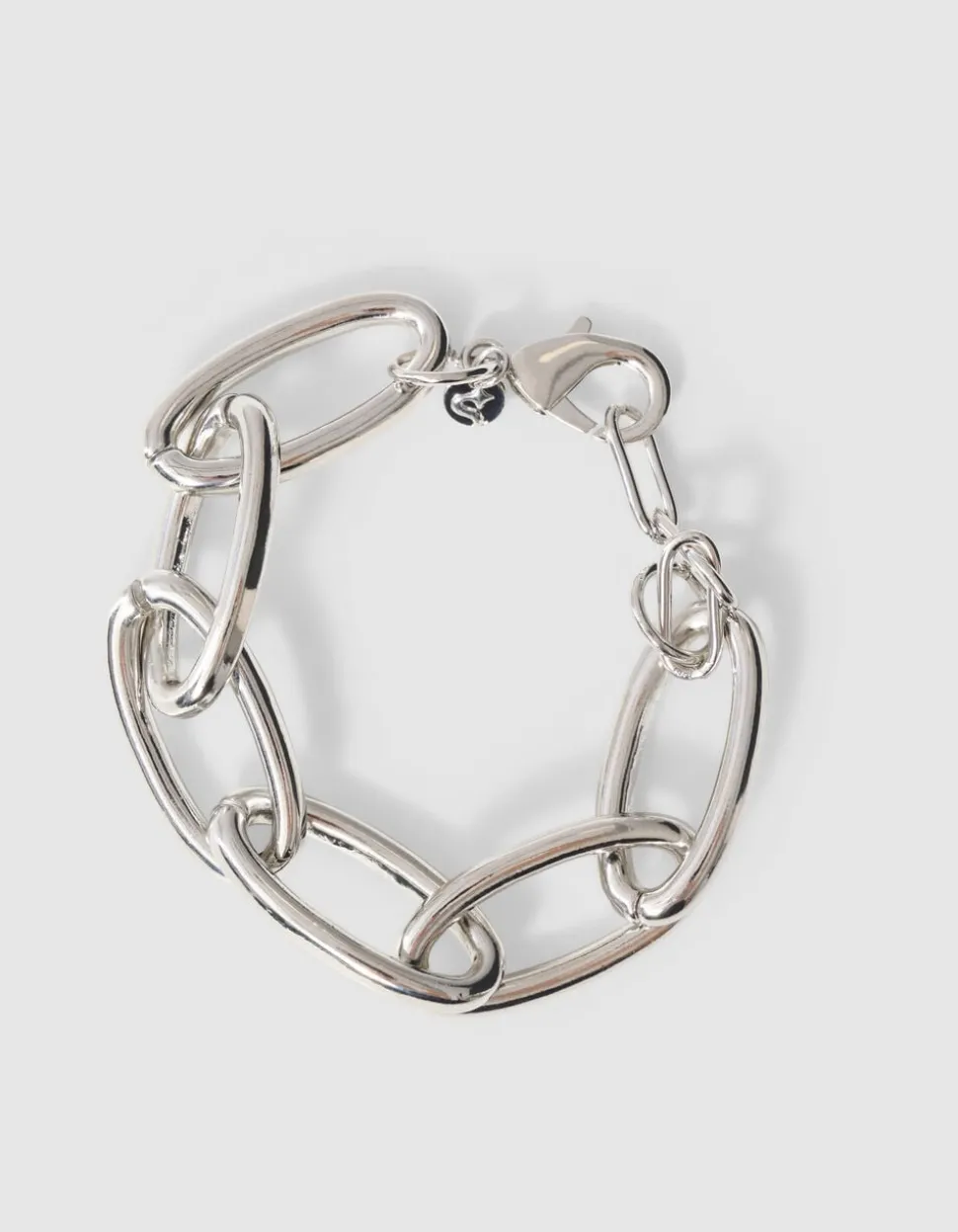 Chain Oval Armband ZIlver