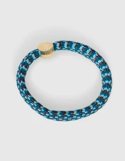 Charm Lurex Haarelastiek Donkerblauw