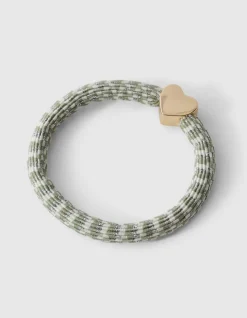 Charm Lurex Haarelastiek Groen