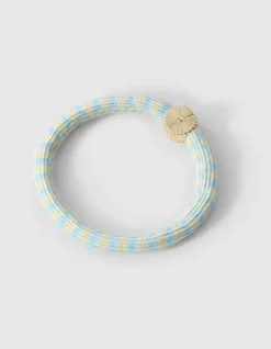 Charm Lurex Haarelastiek Lichtgeel