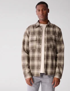 Check Overshirt Groen