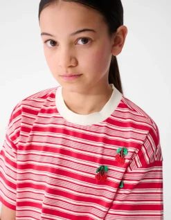 Cherry T-shirt Rood