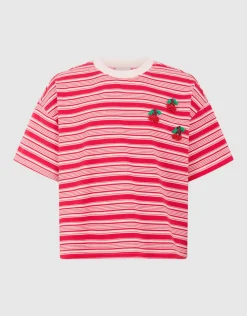 Cherry T-shirt Rood