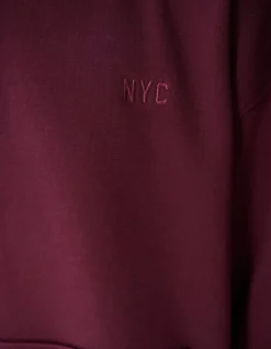 Chill Hoodie Donkerrood