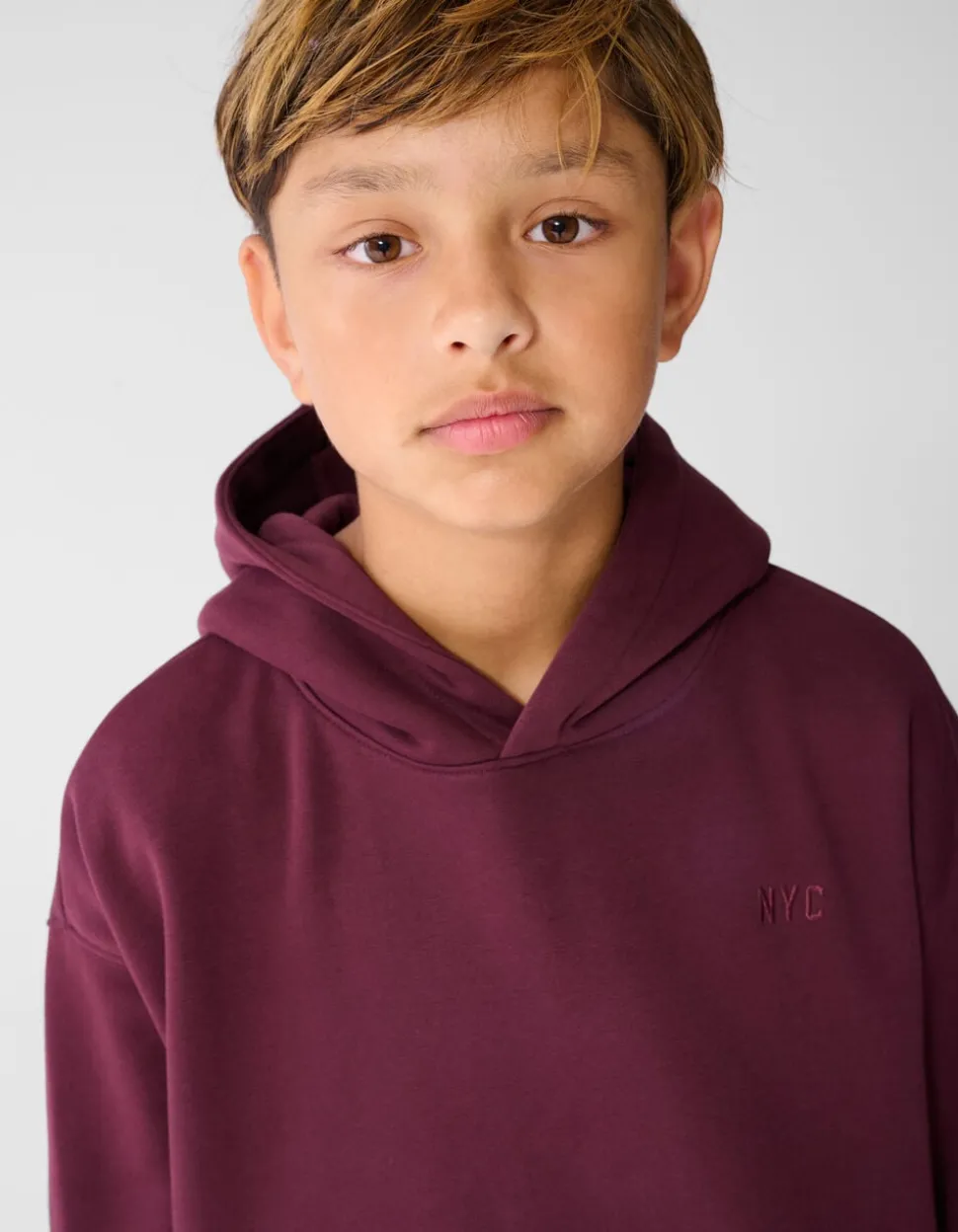 Chill Hoodie Donkerrood