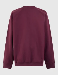 City Crew Sweater Donkerrood