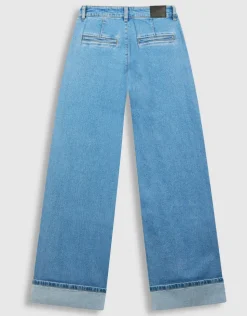 Classic Wide Leg Fit Jeans Lichtblauw