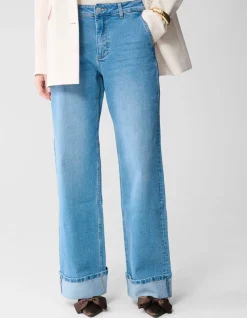 Classic Wide Leg Fit Jeans Lichtblauw