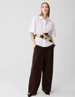 Clean Jogger Broek Donkerbruin