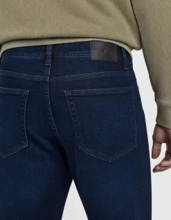Comfort Straight Fit Jeans Blauw/Bruin L34