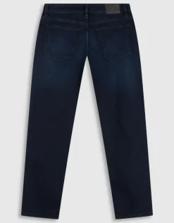 Comfort Straight Fit Jeans Blauw/Bruin L32