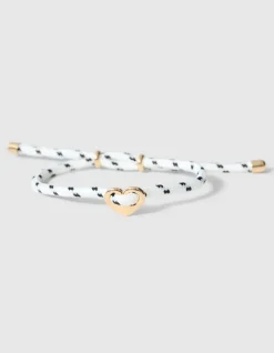 Connector Armband Goud/Wit