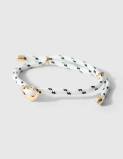 Connector Armband Goud/Wit