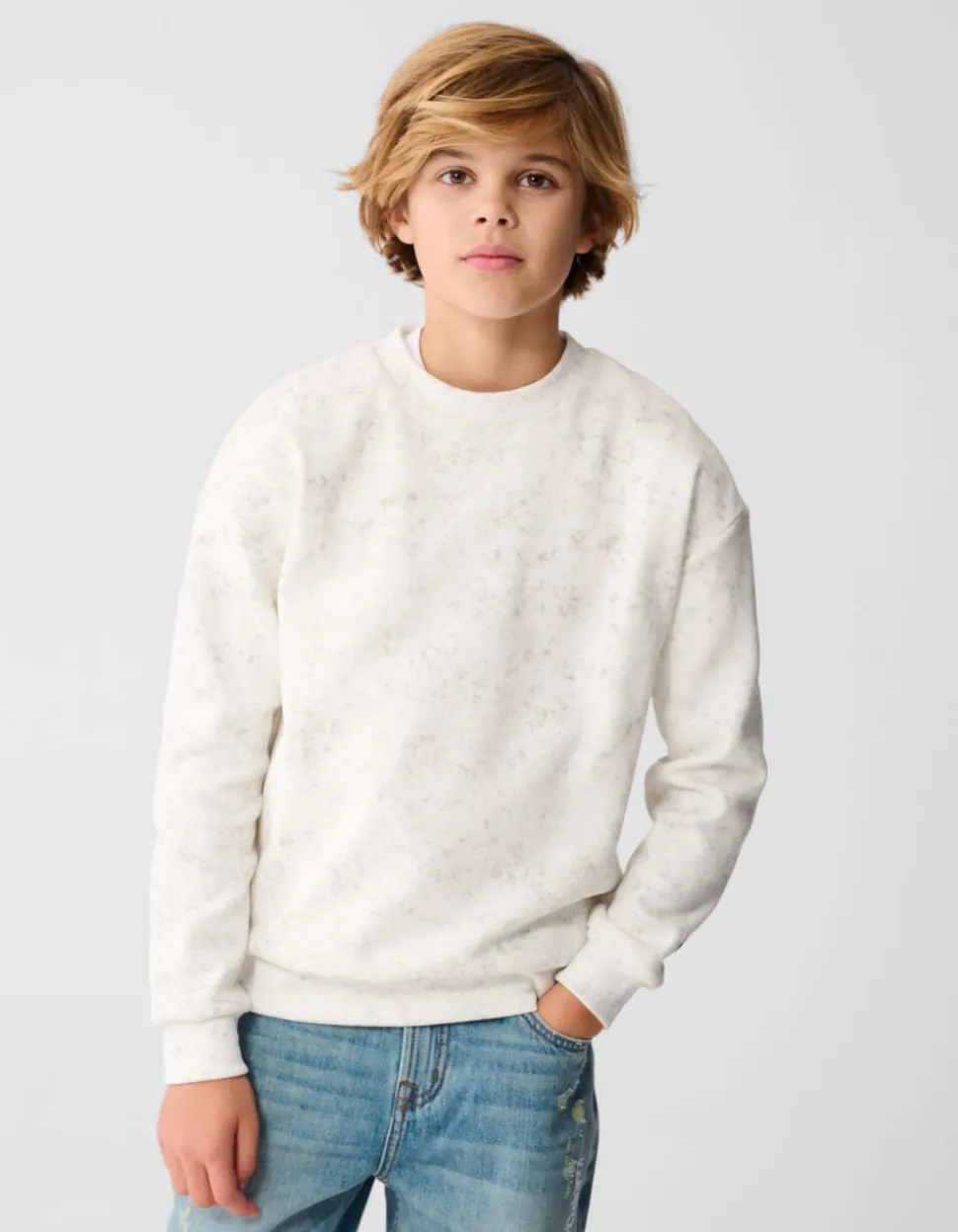 Connect Sweater Lichtgrijs