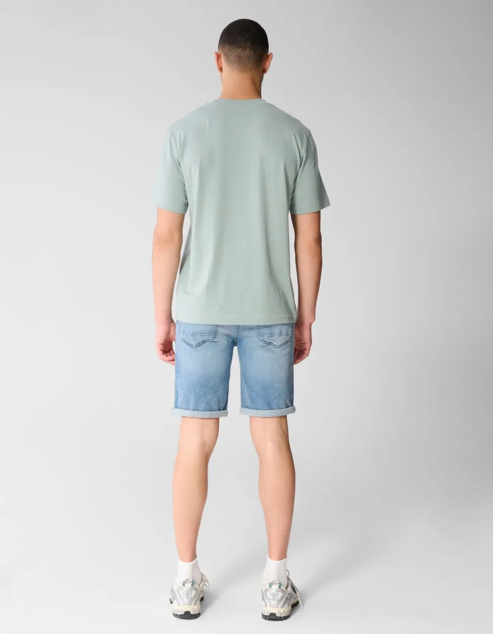 Denim Short Donkerblauw