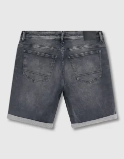 Denim Short Donkergrijs
