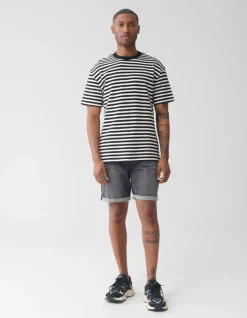 Denim Short Donkergrijs