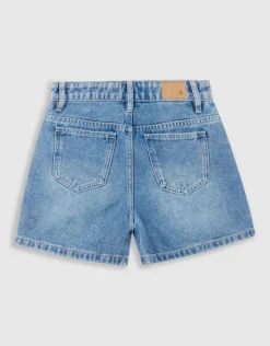 Denim Studs Short Blauw