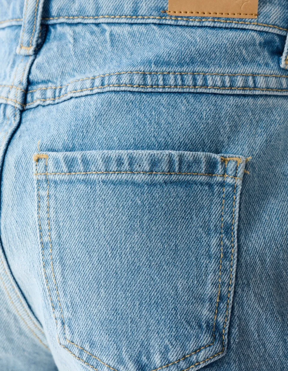 Destroyed Straight Fit Jeans Lichtblauw